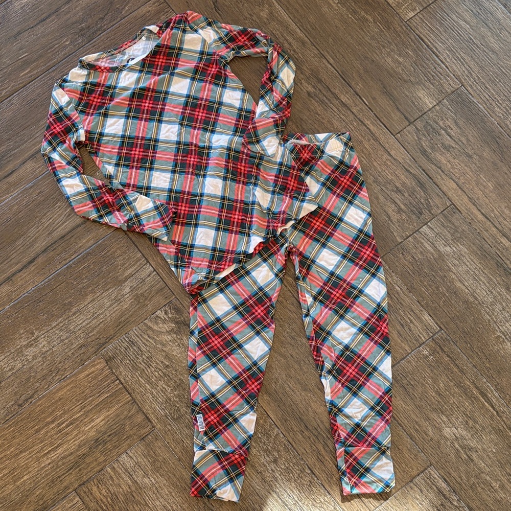 Dreamiere Plaid Holiday Pajama Set